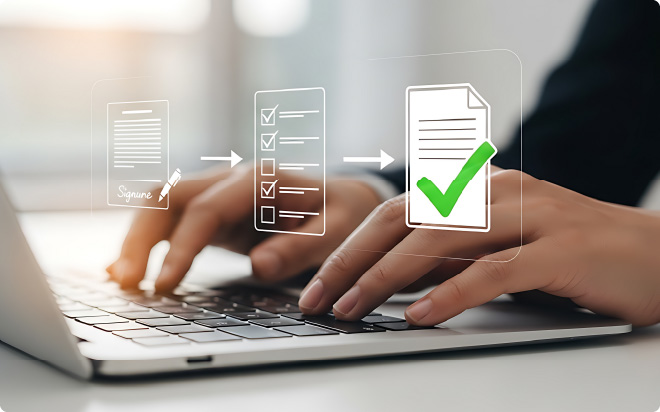 帳票がすぐに確認できる!