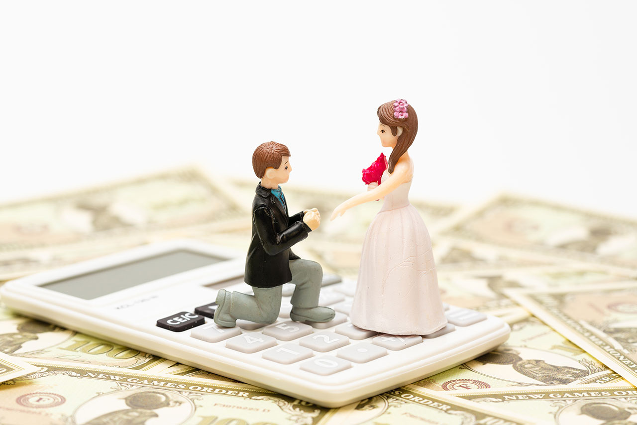 結婚資金の相場について