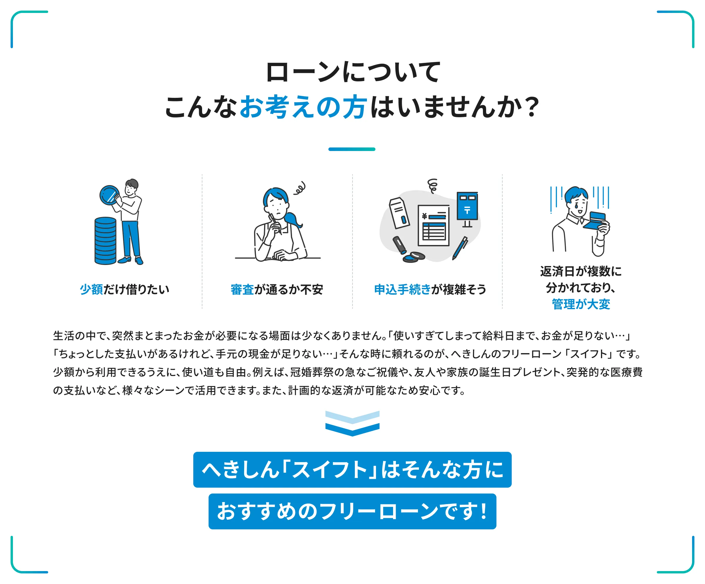 ローンについてこんなお考えの方はいませんか?